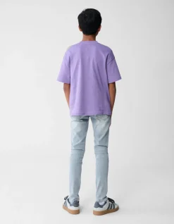 Tapered Fit Jeans Grijs