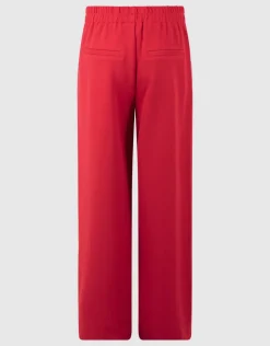 Tape Wide Leg Fit Broek Rood