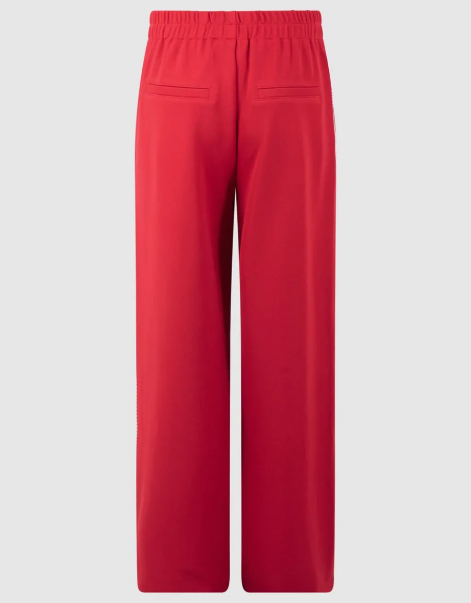 Tape Wide Leg Fit Broek Rood