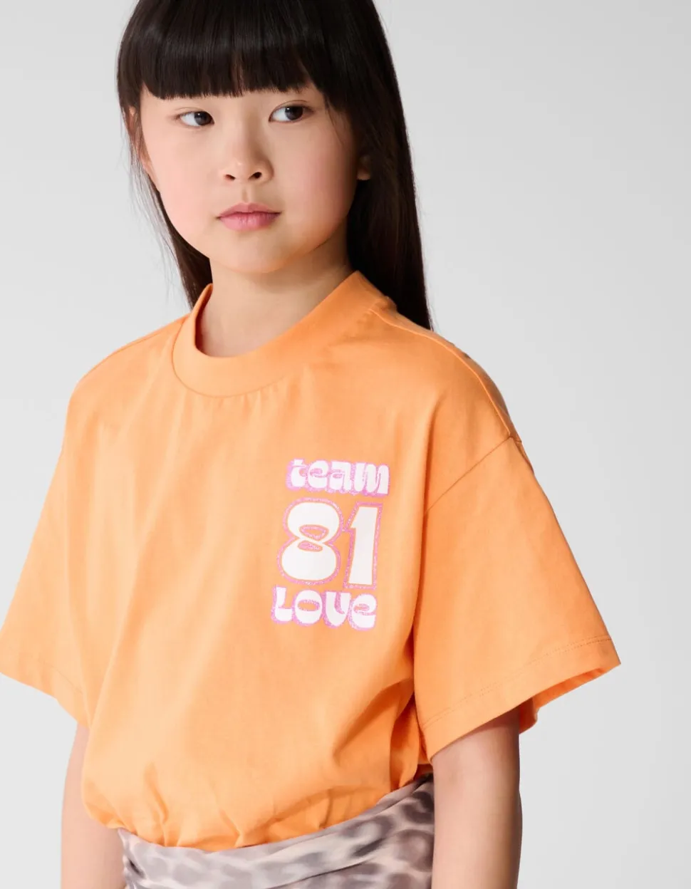 Team Love Artwork T-shirt Oranje