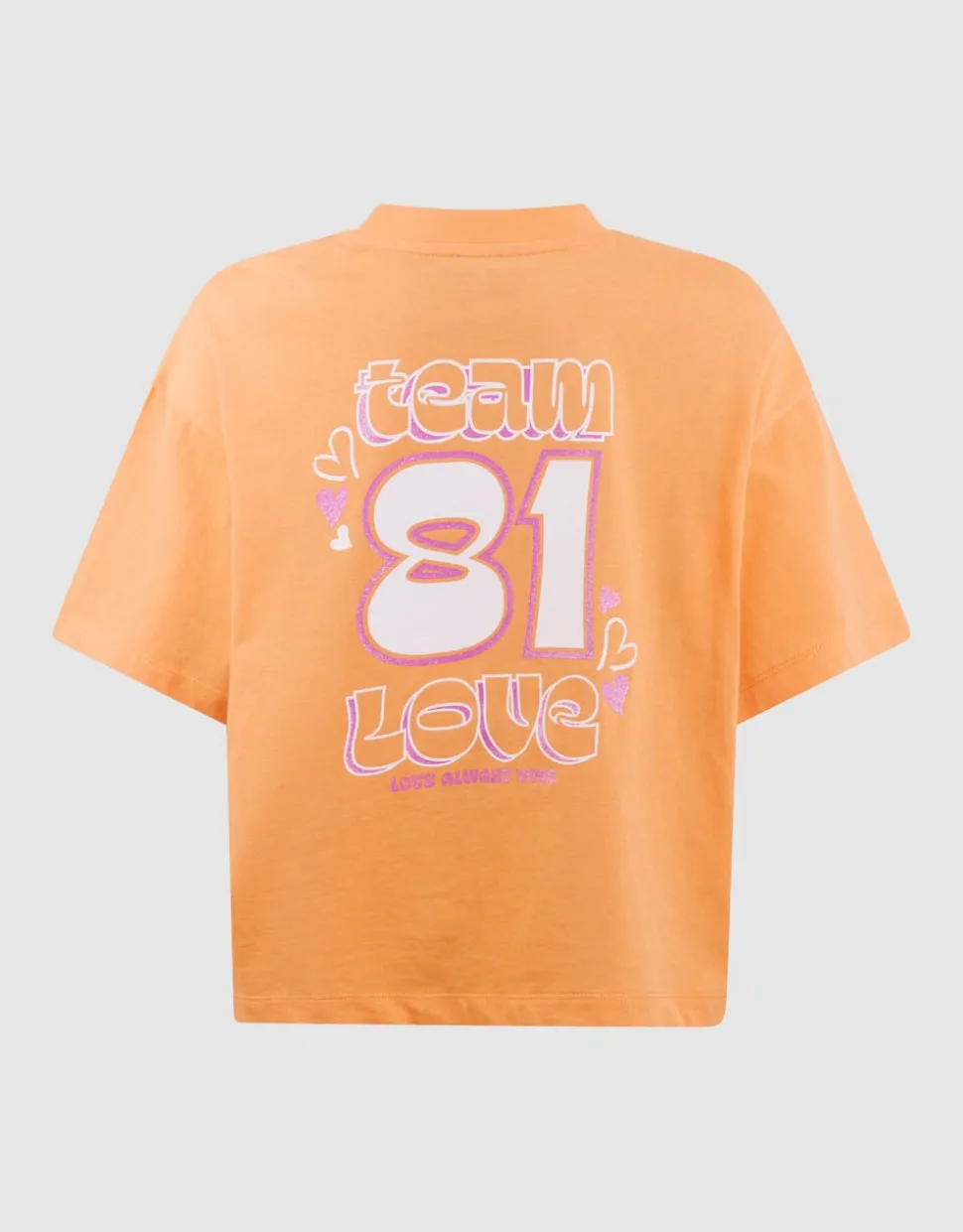 Team Love Artwork T-shirt Oranje
