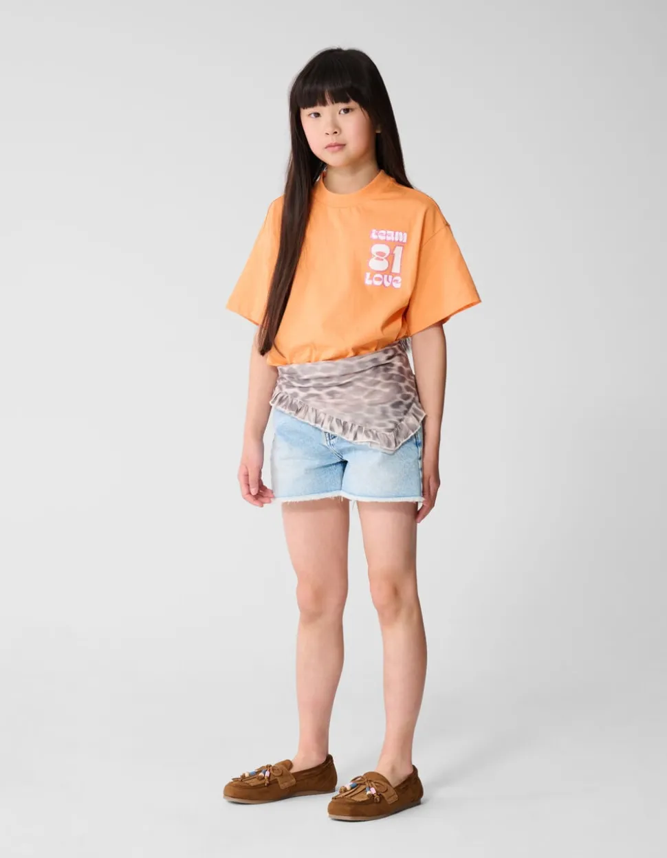 Team Love Artwork T-shirt Oranje