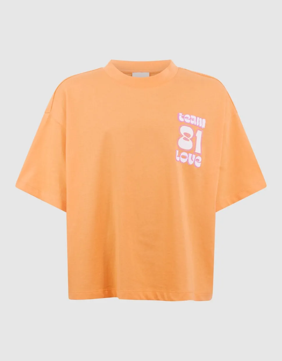 Team Love Artwork T-shirt Oranje