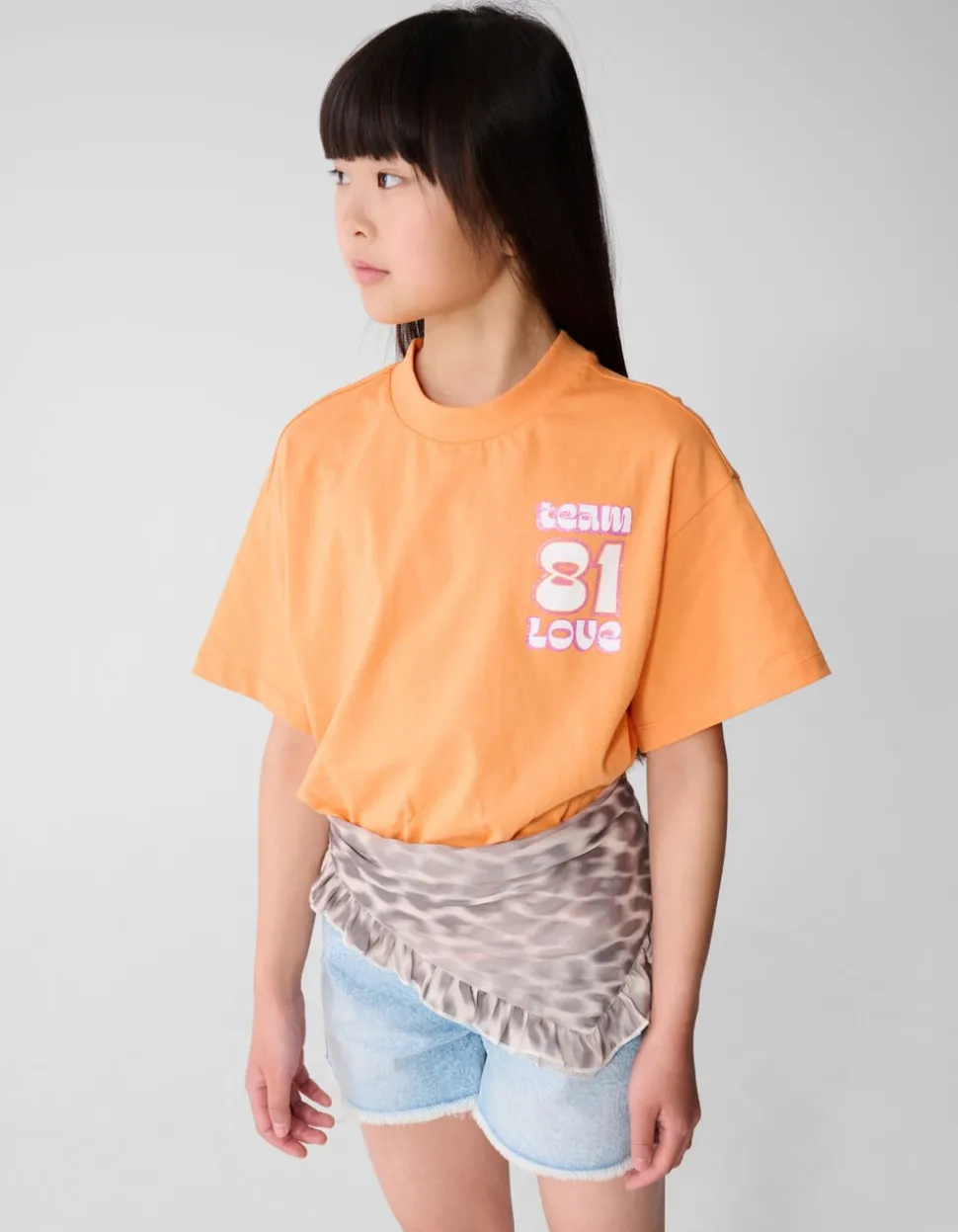 Team Love Artwork T-shirt Oranje