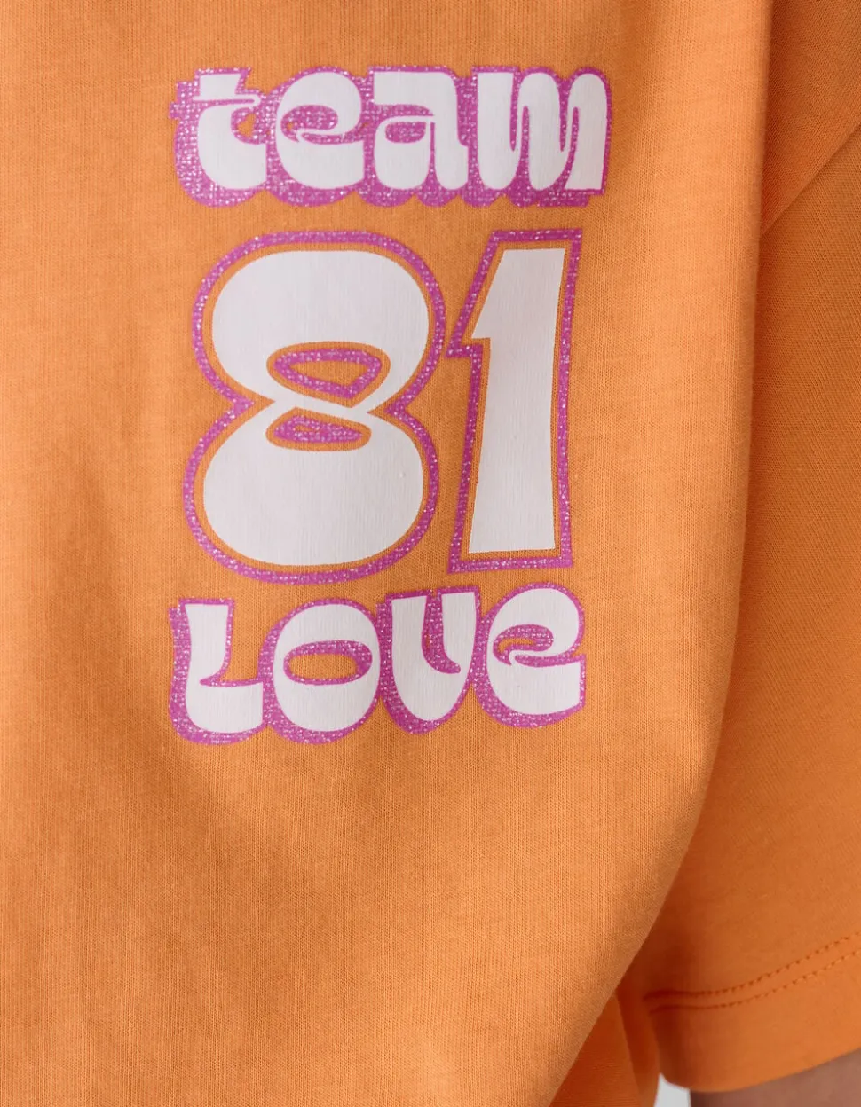 Team Love Artwork T-shirt Oranje