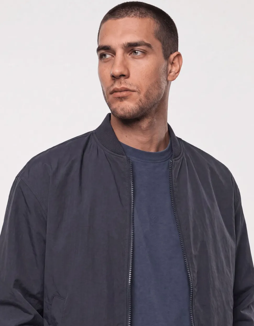 Technische Bomber Jack Donkergrijs