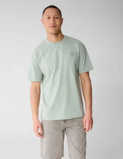 Tekst T-shirt Lichtgroen