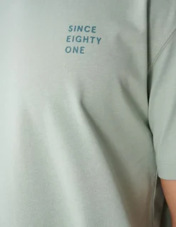 Tekst T-shirt Lichtgroen