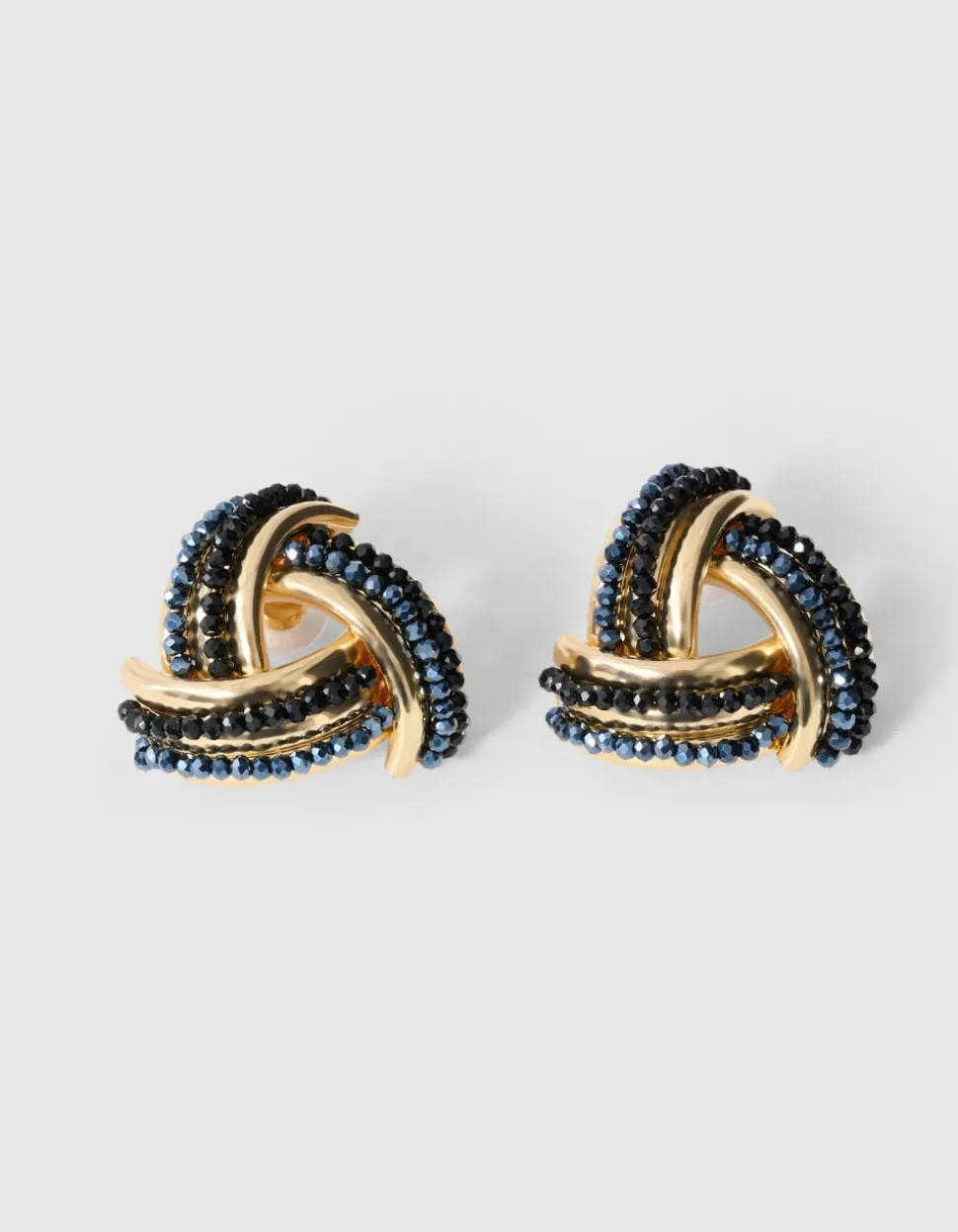Triangle Beaded Oorbellen Goud