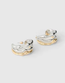 Triple Oorbellen Zilver/Goud