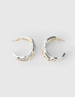 Triple Oorbellen Zilver/Goud