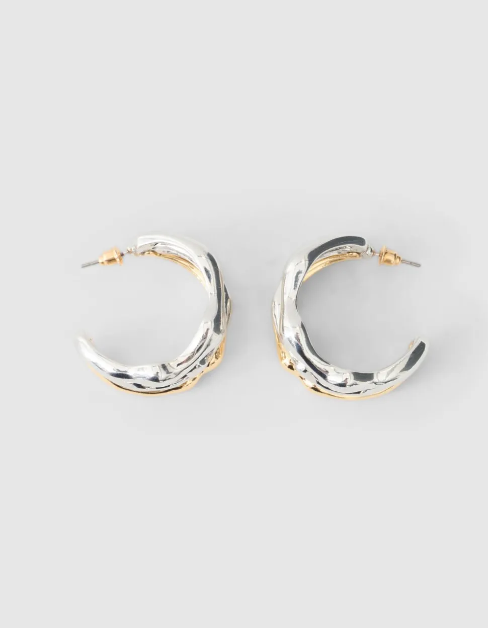 Triple Oorbellen Zilver/Goud