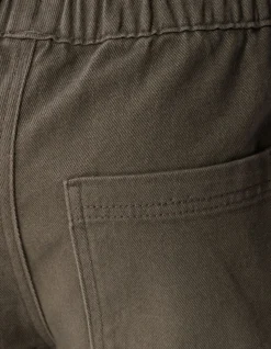Twill Barrel Fit Broek Donkergroen