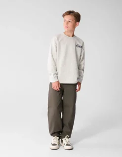Twill Barrel Fit Broek Donkergroen