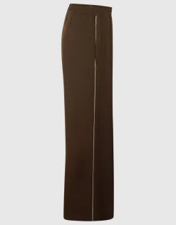 Twist Wide Leg Fit Broek Bruin