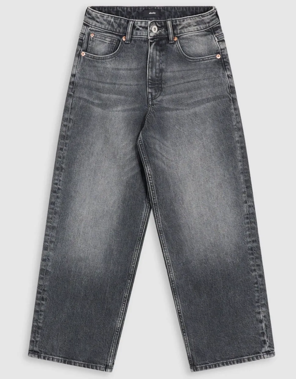 Ultra Baggy Fit Jeans Donkergrijs