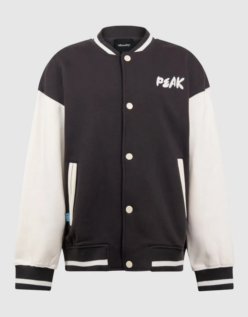 Varsity Bomber Jack Donkergrijs
