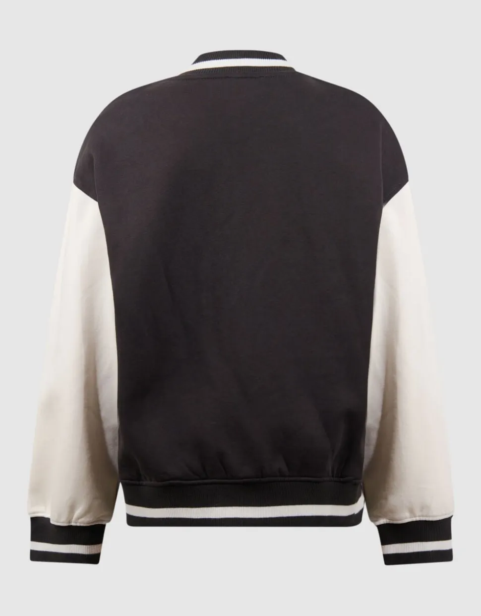 Varsity Bomber Jack Donkergrijs