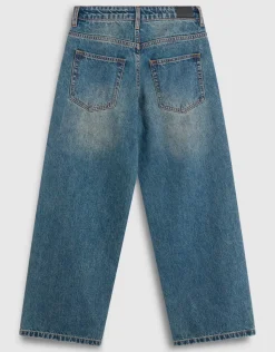 Varsity Ultra Baggy Fit Jeans Donkerblauw