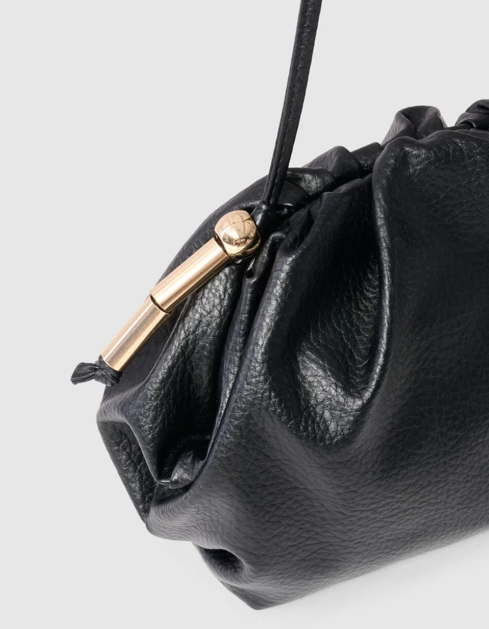 Vegan Leren Clutch Zwart