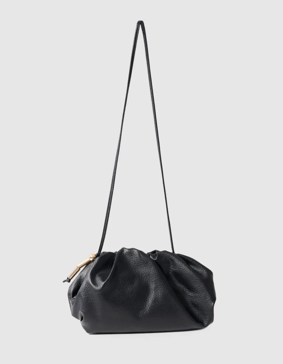 Vegan Leren Clutch Zwart