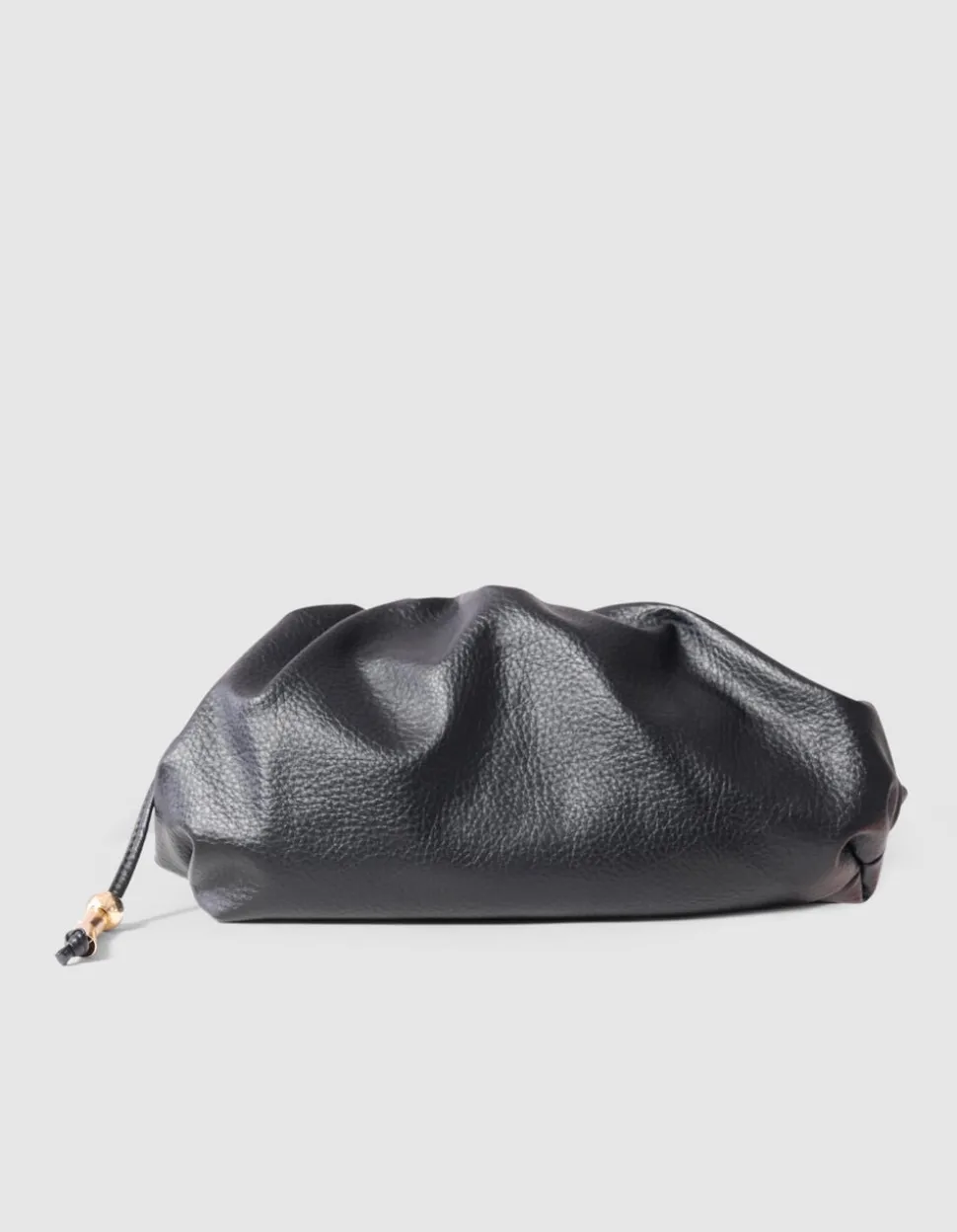 Vegan Leren Clutch Zwart