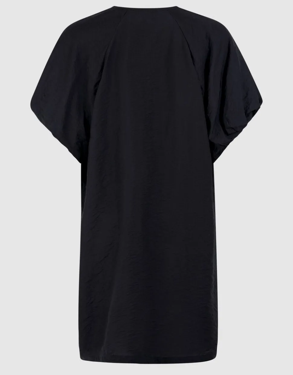 V-hals Mini Jurk Zwart