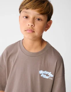 Vibes Artwork T-shirt Bruin