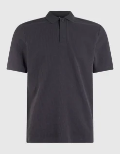 Waffle Polo Donkergrijs