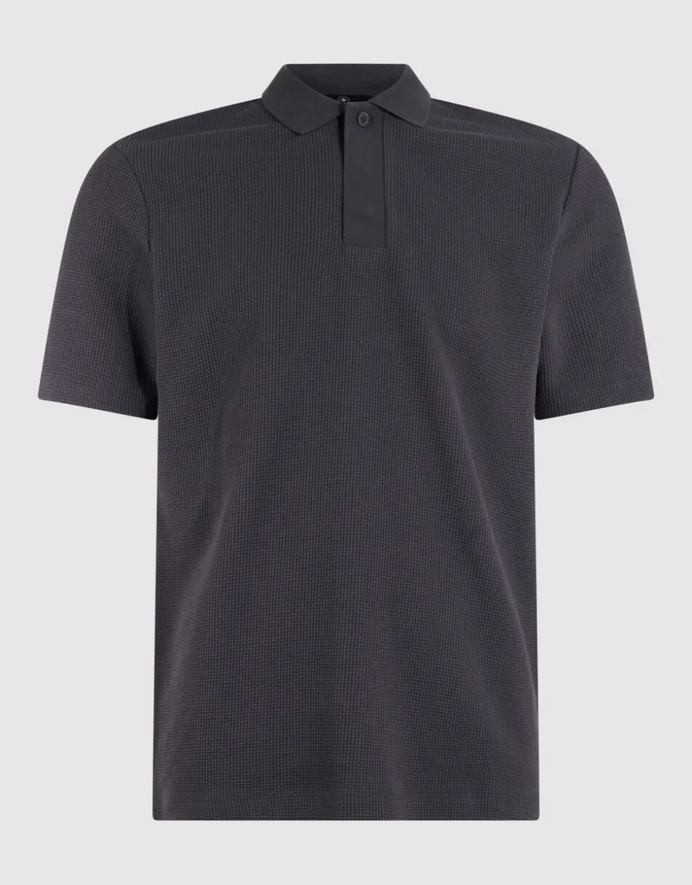 Waffle Polo Donkergrijs
