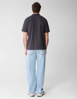Waffle Polo Donkergrijs