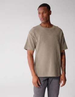 Waffle T-shirt Groen