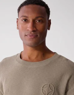 Waffle T-shirt Groen