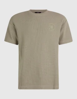 Waffle T-shirt Groen