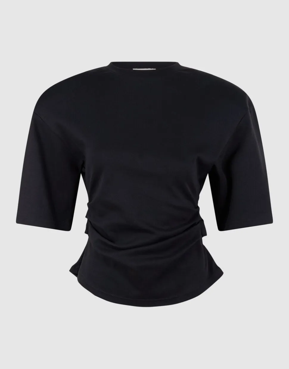 Waisted T-shirt Zwart