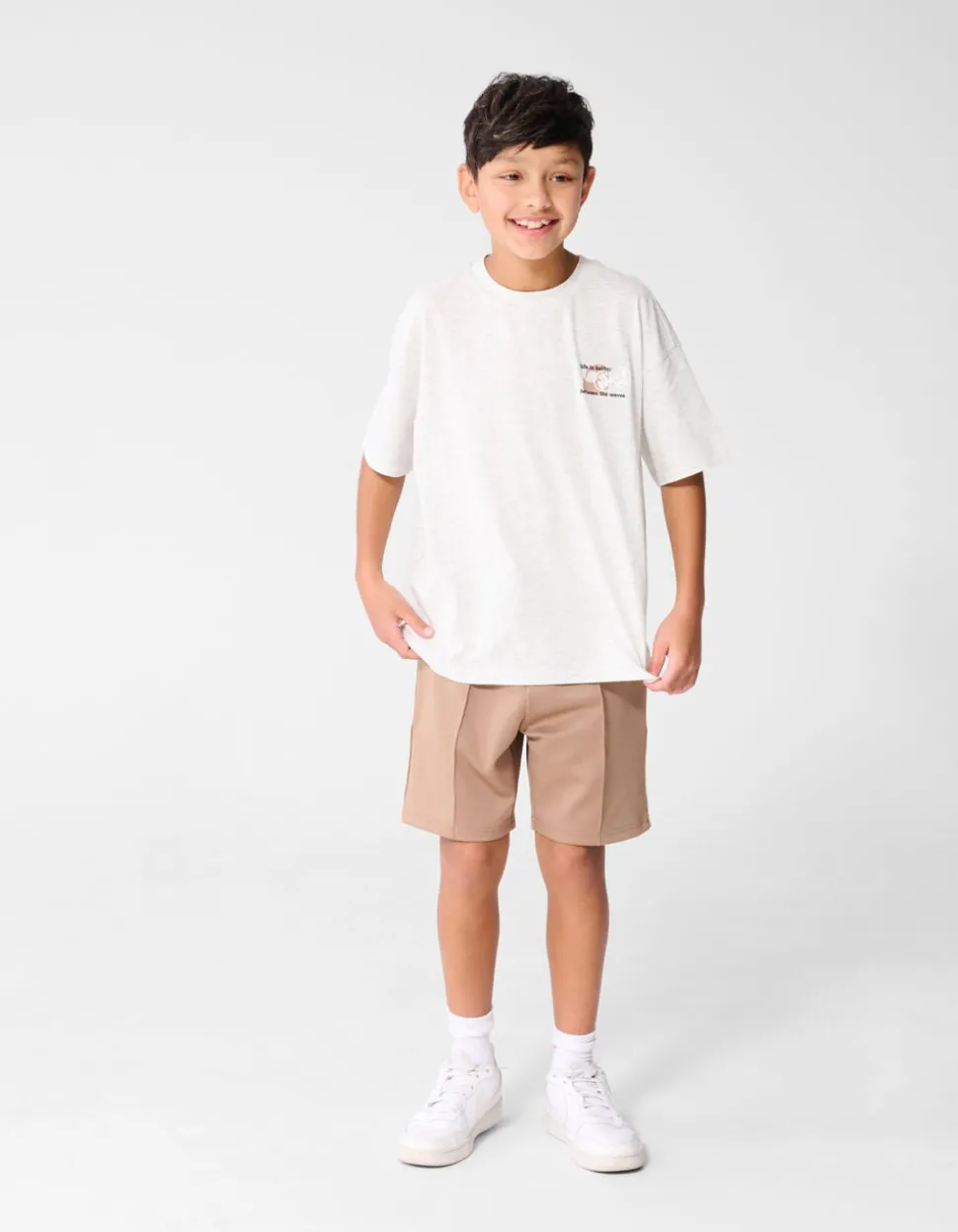 Wave Short Taupe