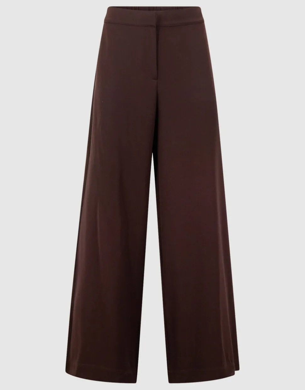 Wide Leg Broek Bruin