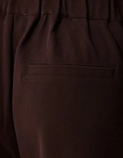 Wide Leg Broek Bruin