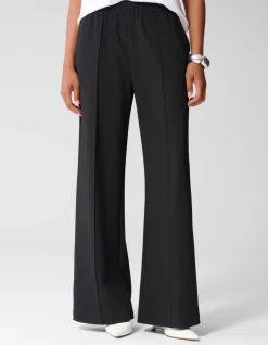 Wide Leg Broek Zwart