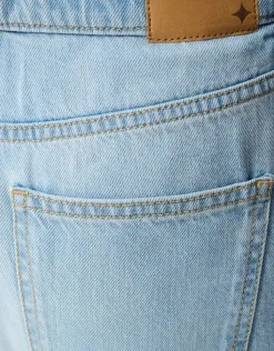 Wide Leg Fit Jeans Extra Lang Bleached