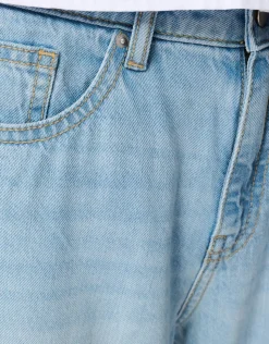 Wide Leg Fit Jeans Extra Lang Bleached