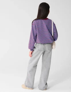Wide Leg Fit Jeans Grijs