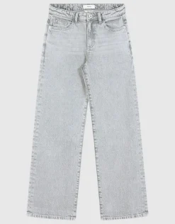 Wide Leg Fit Jeans Grijs