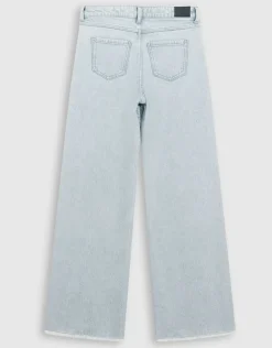 Wide Leg Fit Jeans Lichtgrijs