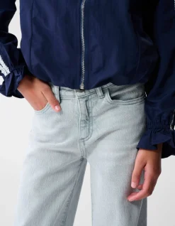 Wide Leg Fit Jeans Lichtgrijs
