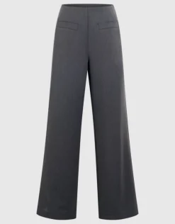 Wide Leg Pantalon Donkergrijs By Mieke
