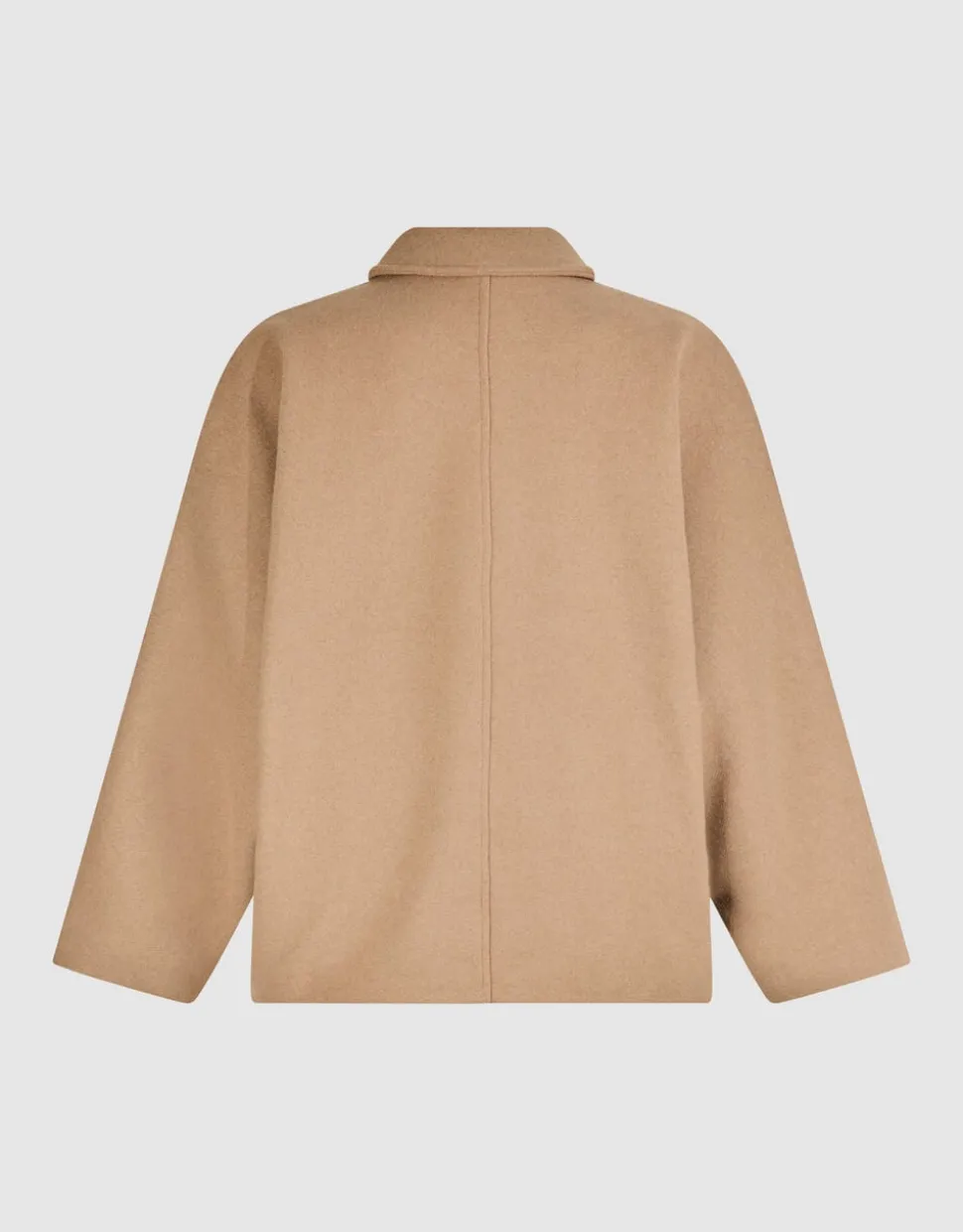 Wol Cape Jas Camel