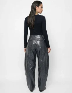 Zachte Longsleeve Top Zwart