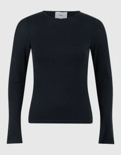Zachte Longsleeve Top Zwart