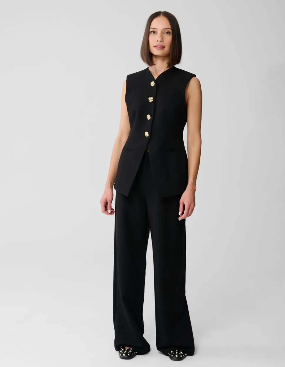 Zandloper Gilet Zwart